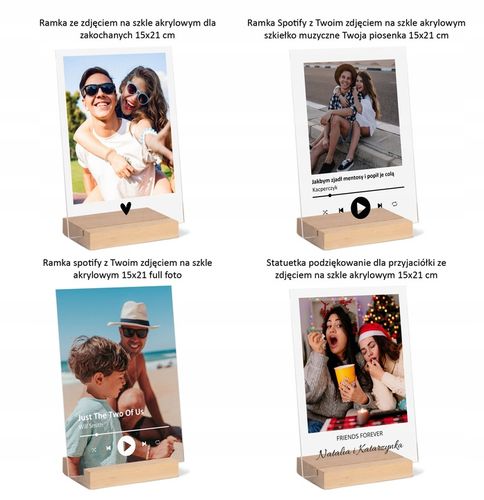 Podziękowanie prezent dla rodziców na ślub Wasze zdjęcie na szkle w 1 dzień na Arena.pl