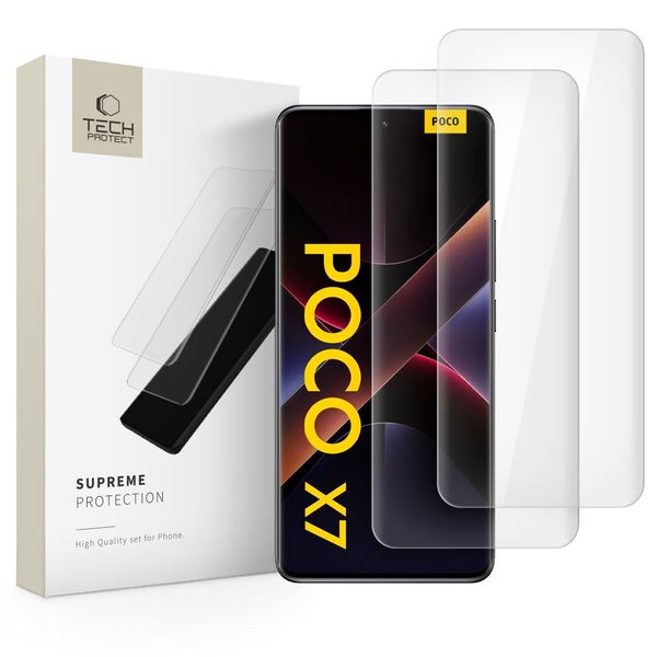 Szkło Hartowane UV 9H Tech-Protect 2szt. DO Redmi Note 14 Pro zdjęcie 1
