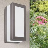 Zewnętrzna LAMPA ścienna STUTTGART 8683 Rabalux kinkiet OPRAWA elewacyjna prostokątna IP44 grafitowy