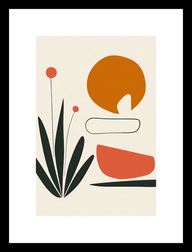 Plakat 30x45cm Abstrakcyjny Zen na Arena.pl