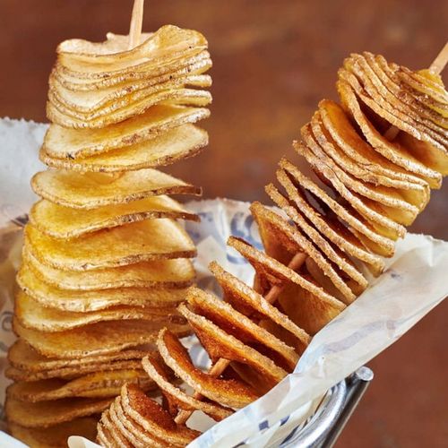 MASZYNKA DO KROJENIA ZAKRĘCONYCH ZIEMNIAKÓW CHIPSÓW FRYTEK SPIRALA na Arena.pl