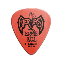 Kostka piórko Ernie Ball Everlast 1,14 mm P09194 czerwona antypoślizgowa