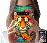 ETUI DO SAMSUNG GALAXY S10 - ZWIERZĘCE WZORY TYGRYS TYGRYSEK CASE