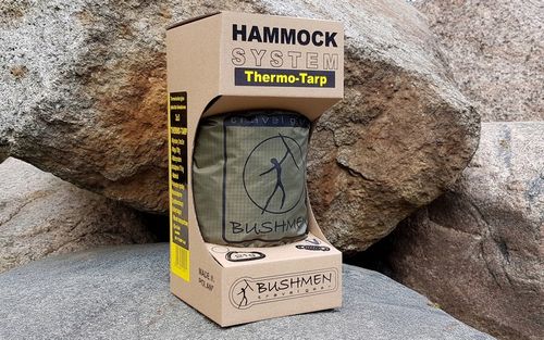 Płachta survivalowa Bushmen ThermoTarp 3x3m Tarp biwakowa do lasu IZOLOWANA na Arena.pl