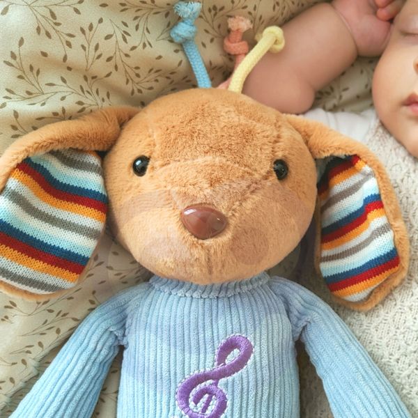 WOOPIE Interaktywny Piesek Przytulanka z Dźwiękiem i Światłem zdjęcie 3