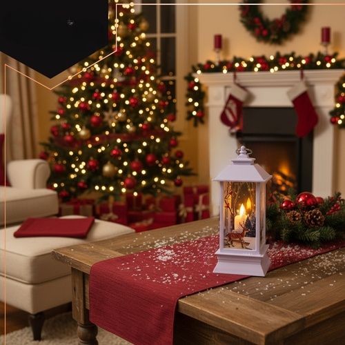 2 X ŚLICZNA LAMPKA LED LAMPION LATARENKA OZDOBA ŚWIĄTECZNA JELONEK PREZENT na Arena.pl