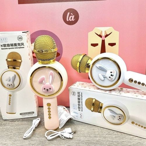 Mikrofon bezprzewodowy KARAOKE głośnik BLUETOOTH SŁODKI KRÓLIK dla na Arena.pl