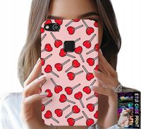 ETUI DO HUAWEI P10 LITE - KOBIECE, MODNE WZORY LIZAKI W SERCA CASE