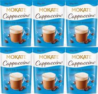 Napój Kawowy Kawa Cappuccino z Pianką Magnez + Witamina B6 110g Mokate x6