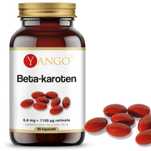 Yango BETA KAROTEN BETA-KAROTEN 90kaps wsparcie: ODPORNOŚĆ SKÓRA WZROK na Arena.pl