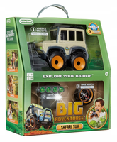 Pojazd terenowy Safari Jeep Zestaw Auto Lornetka Kompas Big Adventures