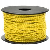 Sznurek budowlany GEKO 50 m × 1,7 mm żółty traserski odporny na UV i wodę