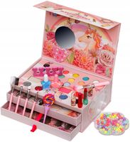 ZESTAW KOSMETYKÓW MAKE UP dla DZIECI Kuferek 3w1+ Fabryka Długopisów GRATIS