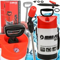 Opryskiwacz RĘCZNY CIŚNIENIOWY 5L MANOMETR LANCA TELESKOPOWA PASEK