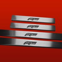 Listwa progowa VOLKSWAGEN POLO MK5 6R RLINE Stal nierdzewna 304 mat 4szt