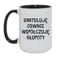 Duży Biało-Czarny 450 ml