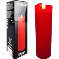 ŚWIECZKA WKŁAD DO ZNICZA EFEKT PŁOMIENIA 17,5 cm