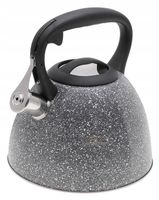 CZAJNIK Stalowy Marmurkowy 3l KROPKI Z Gwizdkiem INDUKCJA Gaz 6636