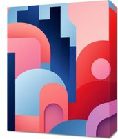 Obraz 40x50cm Miasto Kolorów