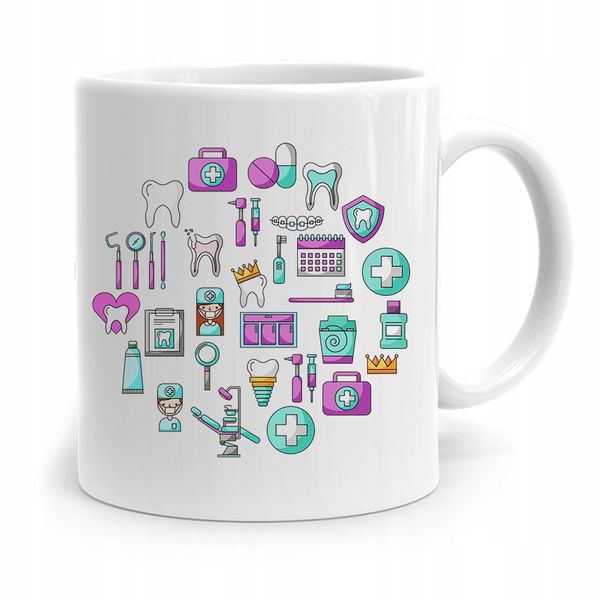 Kubek Prezent Dla Dentysty Stomatologa Dentist Z Nadrukiem Ze Zdjęciem zdjęcie 1