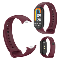 Pasek do Xiaomi Mi Band 8 9 10 silikonowy opaska bransoleta różne kolory