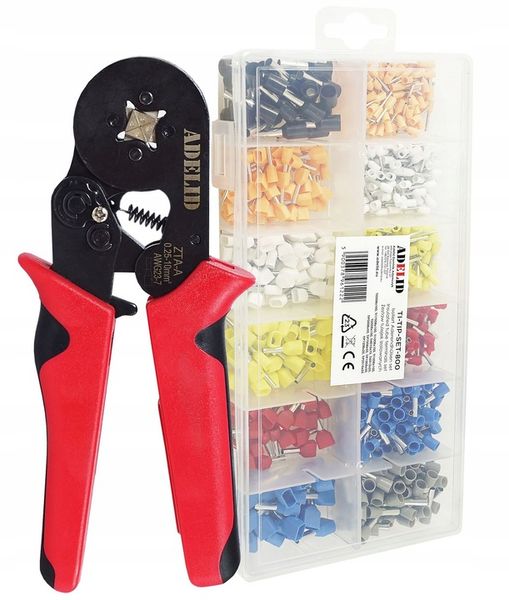 ZACISKARKA PRASKA KABLI TULEJEK KOŃCÓWEK 0,25-10 zdjęcie 2