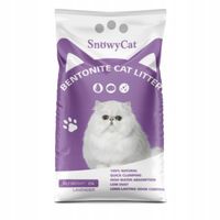 ŻWIREK DLA KOTA BENTONITOWY LAWENDOWY 25L ZBRYLAJĄCY NATURALNY BEZPYŁOWY