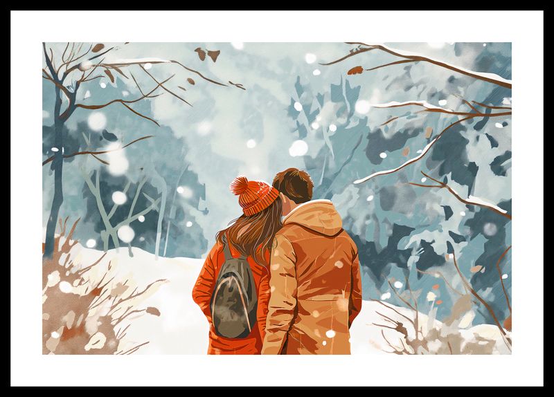 Plakat 45x30cm Razem w Śniegu zdjęcie 3