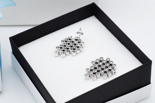 srebrne dostojne kolczyki z markazytami - kdm5526 na Arena.pl