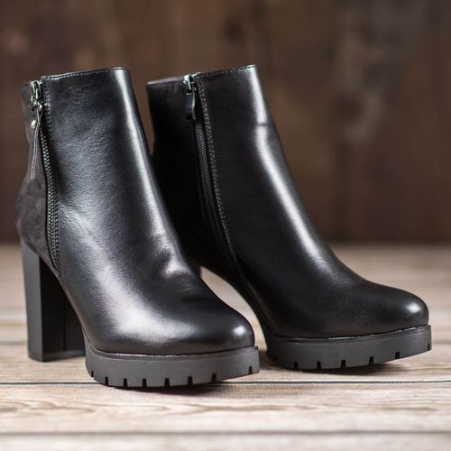 Czarne Botki Na Platformie r.39 na Arena.pl