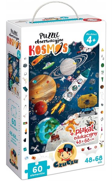 Puzzle CzuCzu Kosmos Puzzle 60 elementów Obserwacyjne zdjęcie 1