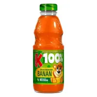 KUBUŚ SOK 100% MARCHEWKA JABŁKO BANAN 0,3L SZKŁO