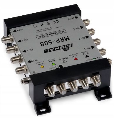 Multiswitch satelitarny DVB-T2 MRP-508 5 wejść 8 wyjść 5/8 Signal na Arena.pl