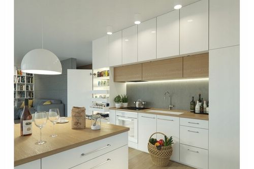 SZUFLADA GTV AXIS PRO 400D1 B. WYSOKA L400 H199 BIAŁA CICHY DOMYK na Arena.pl