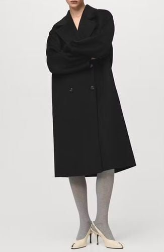Mango Płaszcz wełniany handmade oversize L na Arena.pl