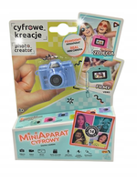 Mini Aparat Cyfrowy RETRO niebieski Epee Cyfrowe kreacje