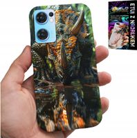 ETUI DO OPPO RENO7 5G - DINO DINOZAUR TRICERATOPSEM FUTERAŁ