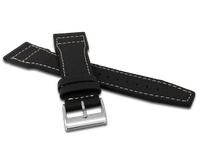 LAVVU Zwężany czarny pasek CUT z luksusowej skóry Top Grain - 20