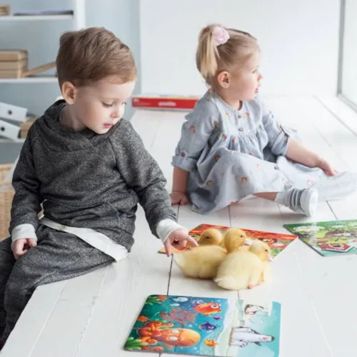 Puzzle 3w1 50 elementów. Ulubione zwierzęta na Arena.pl