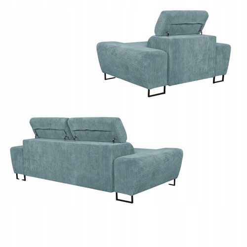 Zestaw mebli wypoczynkowych Savio Sofa 2os fotele j. zieleń na Arena.pl