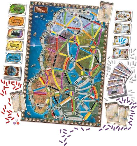 Prosta gra planszowa dla całej rodziny - Wsiąść do pociągu Zorza Polarna na Arena.pl