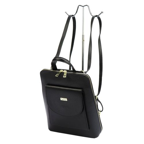 Miejski damski plecak MiaMore skórzany torebka na ramię z kieszeniami na Arena.pl