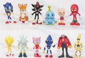 Figurki Sonic dekoracyjne 12 szt. dla dzieci