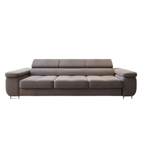 Sofa Vemo Base z funkcją spania i regulowanymi zagłówkami na Arena.pl