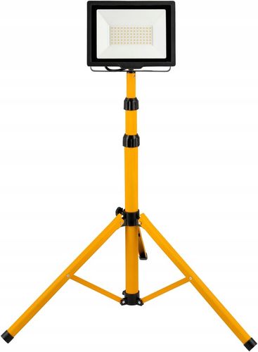 Naświetlacz halogen LED 100W + statyw budowlany na Arena.pl