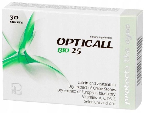Optic Bio 25 OpticAll 30 tabletek zdjęcie 1