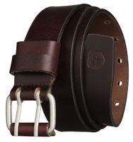 pasek męski peterson do spodni ze skóry naturalnej podwójna klamra