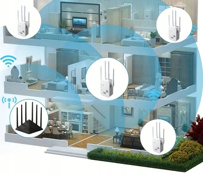 Repeater WZMACNIACZ SYGNAŁU WIFI 300mb/s aż 4 anteny ROUTER zdjęcie 9