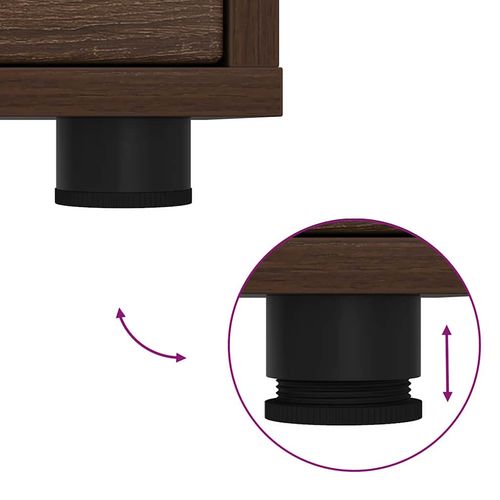 Szafki nocne z szufladą 2 pcs Brązowy dąb 30,5 x 30 x 43 cm na Arena.pl