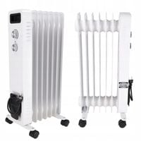 Grzejnik elektryczny Olejowy Termostat 1500W 7 Żeber Energooszczędny Mocny